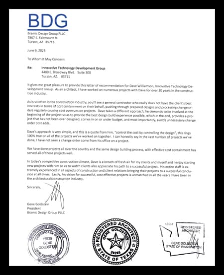 Bramic Design Group recommendation